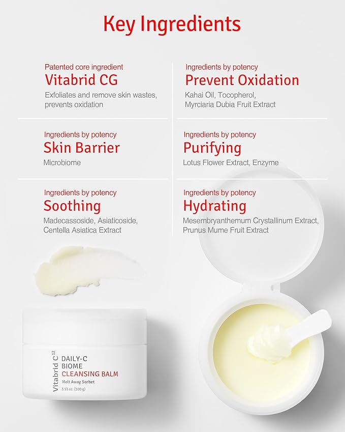 Dual Mask Korean Face Mask + Daily-C Biome Cleansing Balm Bundle