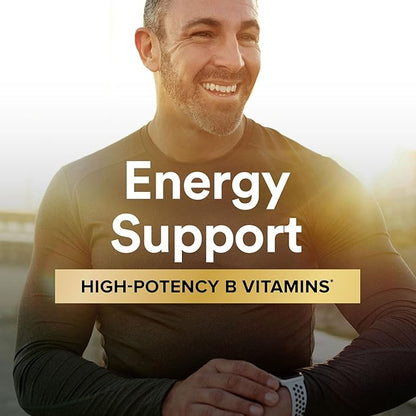 GNC Mega Men Multivitamin Caplets, Clinically Proven to Feel Better, Immune Support, Energy Support, Antioxidants, B Vitamins, Vitamin D-3, Timed Release, 180 count, 90 day supply
