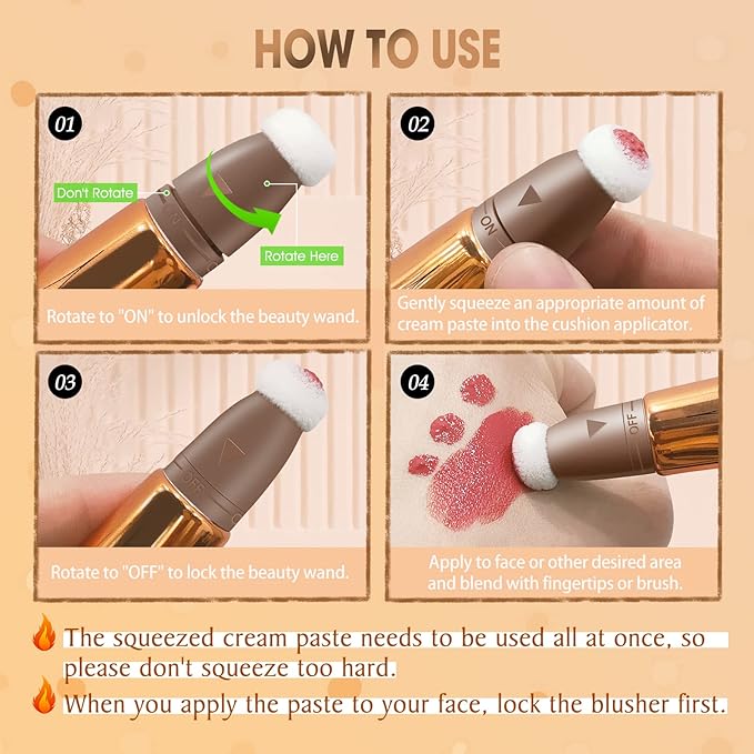 Liquid Highlighter Beauty Wand, Cream Liquid Highlighter Stick