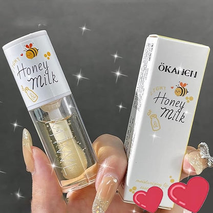 Crystal Jelly Moisturizing Lip Oil 2Pcs Hydrating Lip Gloss Set Plumping Lip Oil Balm Long Lasting Glow Oil Lip Care Tools
