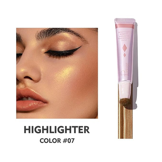 Liquid Contour Beauty Wand, Cream Contour Stick with (HIGHLIGHTER 07)