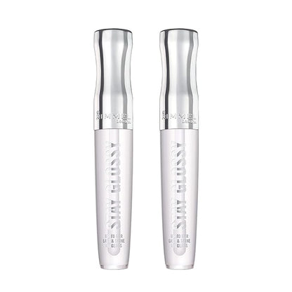 Rimmel Stay Glossy 6 Hour Lip Gloss, Seduce Me, 0.18 Fl Oz , 2 Count (Pack of 1)