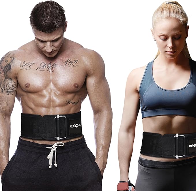 Self-Locking Weight Lifting Belt Great for Squats