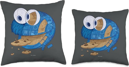 Sesame Street Cookie Monster Tech Head Throw Pillow, 18x18, Multicolor