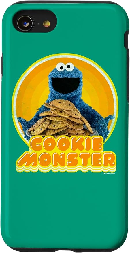 iPhone SE (2020) / 7 / 8 Sesame Street Cookie Monster Iron On Case