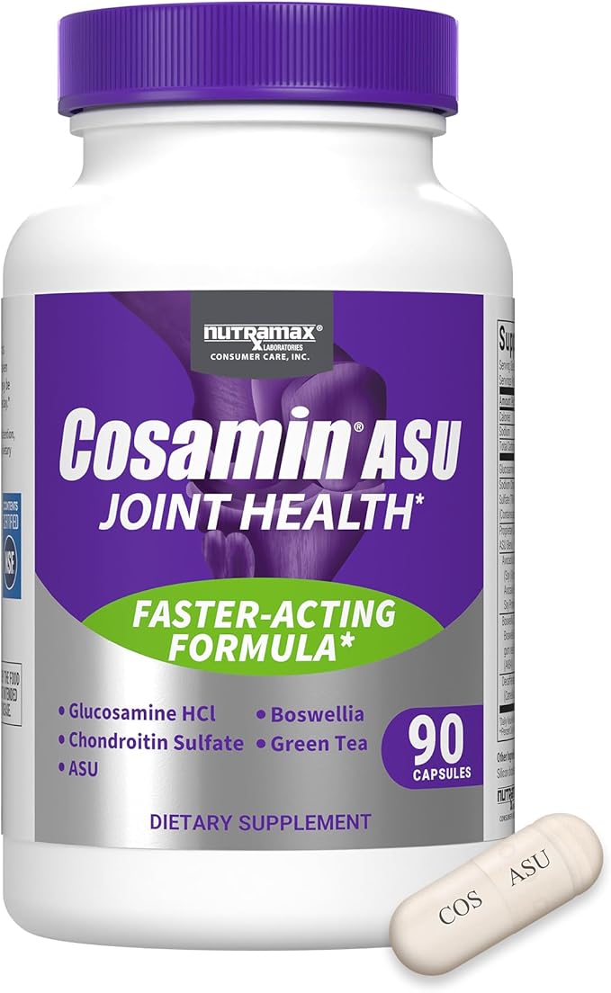 Cosamin ASU Joint Health Supplement – Advanced, Faster-Acting Formula, 90 Capsules