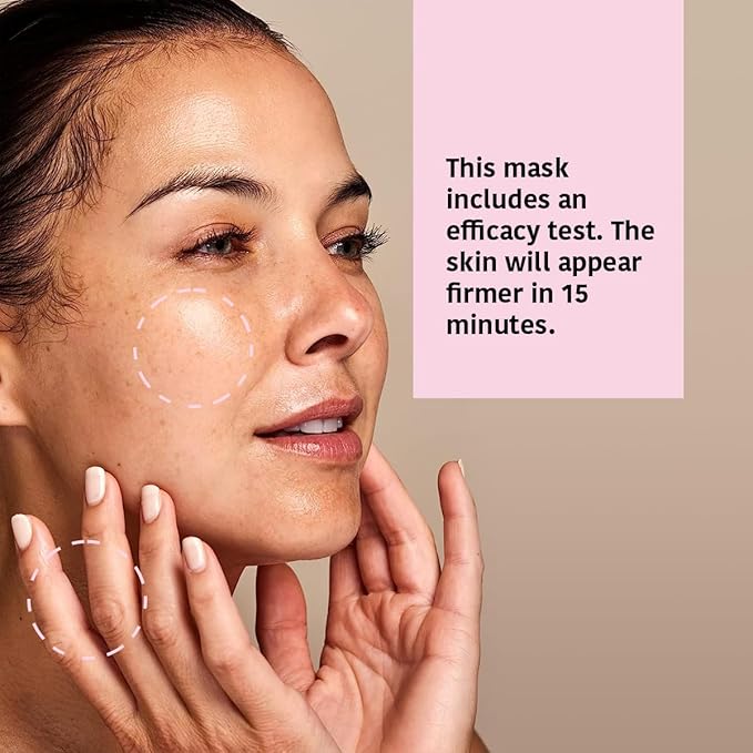 Collagen Face & Neck Sheet Mask (5 Masks) + Anti-Aging Face & Neck Mask (5 Masks) - Skin Care With Triple Hyaluronic Acid & Niacinamide, Anti-Wrinkles & Firming, Vegan, Korean - Total Bundle 10 pieces