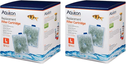 Monster Pets Aqueon 24-Pack Filter Cartridge, Large