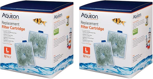 Monster Pets Aqueon 24-Pack Filter Cartridge, Large