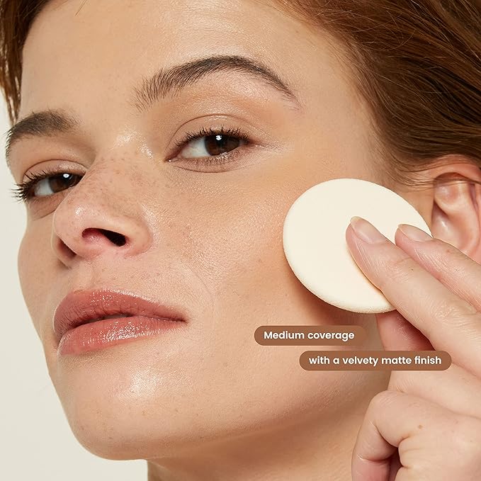 JOAH Perfect Complexion Cashmere Powder Foundation, Medium Face