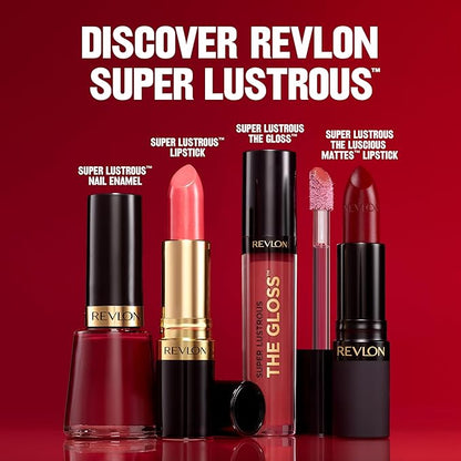 Revlon Super Lustrous Lip Gloss, Non-Sticky, Hydrating, High Shine Finish, 255 Sandstorm, 0.13 oz