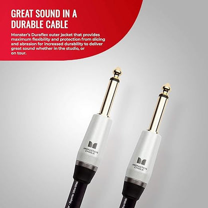 Monster Prolink Studio Pro 2000 Speaker Cable - Straight 6 ft, 1/4 Straight Plugs