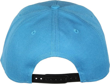 Sesame Street Cookie Monster Mens' Snapback Hat Adult Precurve Adjustable Cap | Perfect for Everyday Wear Blue