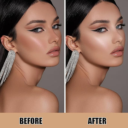 Gray Brown Contour Palette,Stereo Nose Side Shadow Matte