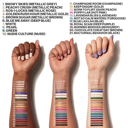 wet n wild Color Icon Cream Eyeliner Eyeshadow Multi-Stick, Moisturizing, Nourishing Velvety Cream-to-Powder Buildable & Blendable Formula, Cruelty-Free & Vegan - Poppy-lar