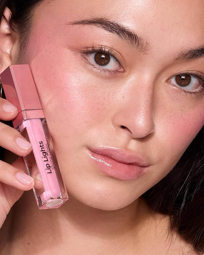 MCoBeauty LipLights Shine Gloss, Clear, Gloss for Irresistible Lips, Vegan, Cruelty Free Cosmetics