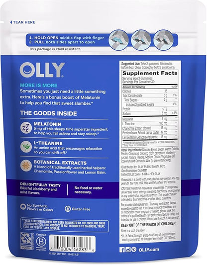 OLLY Extra Strength Sleep - 60ct Pouch