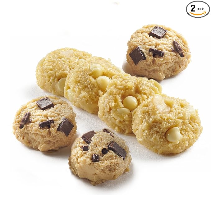 David's Cookies Preformed Frozen Cookie Dough Chocolate Chunk & Macadamia White Chip 80 count