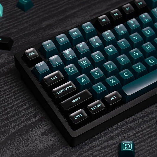 160 Keys Doubleshot Keycaps SA Profile Green Monster Keycaps Set Fit for 60% 65% 75% 95% Mechanical Keyboard Cherry Mx Switches