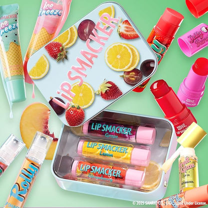 Lip Smacker Rolly Lip Gloss, Classic Roller-Ball Design for a Cooling Sensation, Hydrating & Moisturizing Shine - Grape