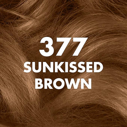SoftSheen-Carson Dark and Lovely Fade Resist Rich Conditioning Hair Color, Permanent Hair Color, Up To 100 percent Gray Coverage, Brilliant Shine with Argan Oil and Vitamin E, Sun Kissed Brown