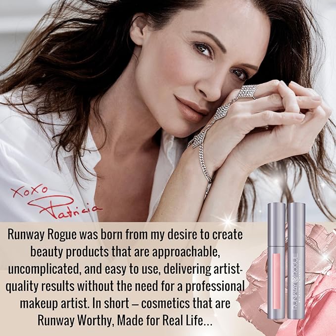 Runway Rogue LuxGloss Lip Gloss, High-Pigment Shimmery Suede Mocha-Nude Lip Gloss, ‘Ready to Wear’