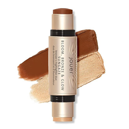 Jouer Bloom, Bronze & Glow Bronzer + Highlighter Formula, Sungaze