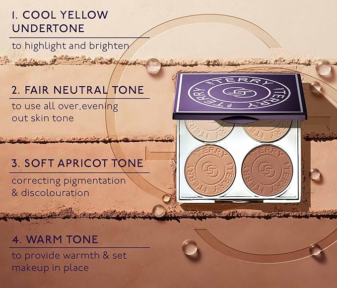 By Terry Hyaluronic Hydra-Powder Palette, 4-Shade, Vegan Contour