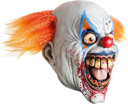 Deja Boo Scary Adult Mask - Unique Creepy Halloween Mask Design - Realistic Face Costumes- Scariest Masks Ever For A Fun Halloween -Adults Horror Costume Pure Evil - Killer Shingles the Clown Mask