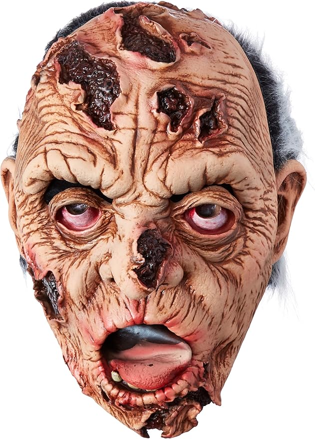 Zagone He's Appeeling Rotting Zombie Mask, Monster with Open Face Sores