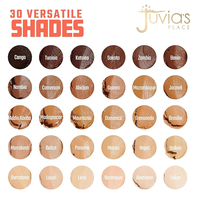Juvia's Place Shade Stick Foundation, Concealer, Contour, Mauritania, Stick 34 oz