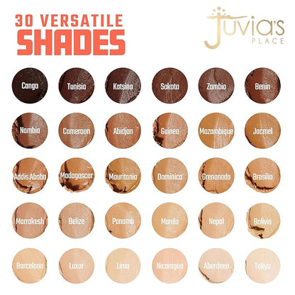 Juvia's Place Shade Stick Foundation, Concealer, Contour, Mauritania, Stick 34 oz