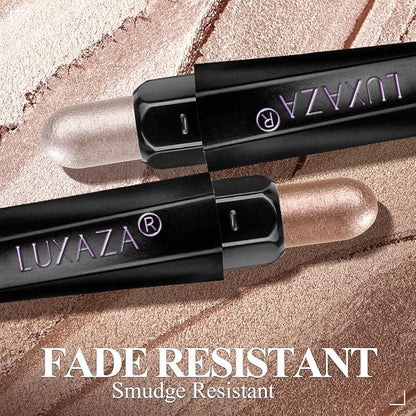 Neutral Eyeshadow Stick Makeup Set, Metallic Shimmer Matte Cream Eye Shadow Eyeliner Brightener Pencil Crayon - Classic 6PCS A005
