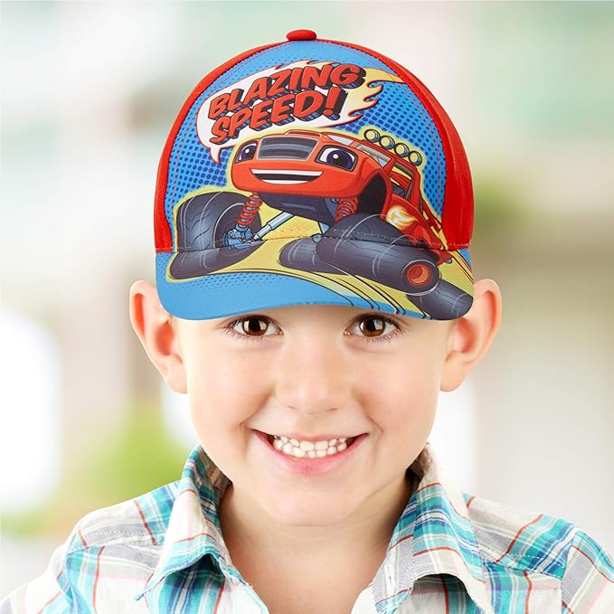 Nickelodeon Boys Blaze & The Monster Machines 2 Pack Cotton Baseball Cap (Ages 2-4)