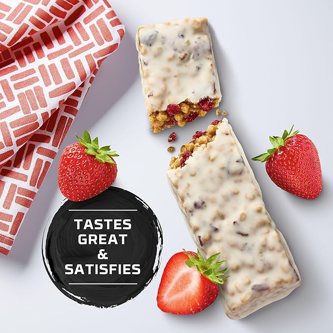 Special K Bar Protein Meal Bars, 12g of Protein, Good Source of Fiber, Strawberry (6 Boxes, 36 Bars)