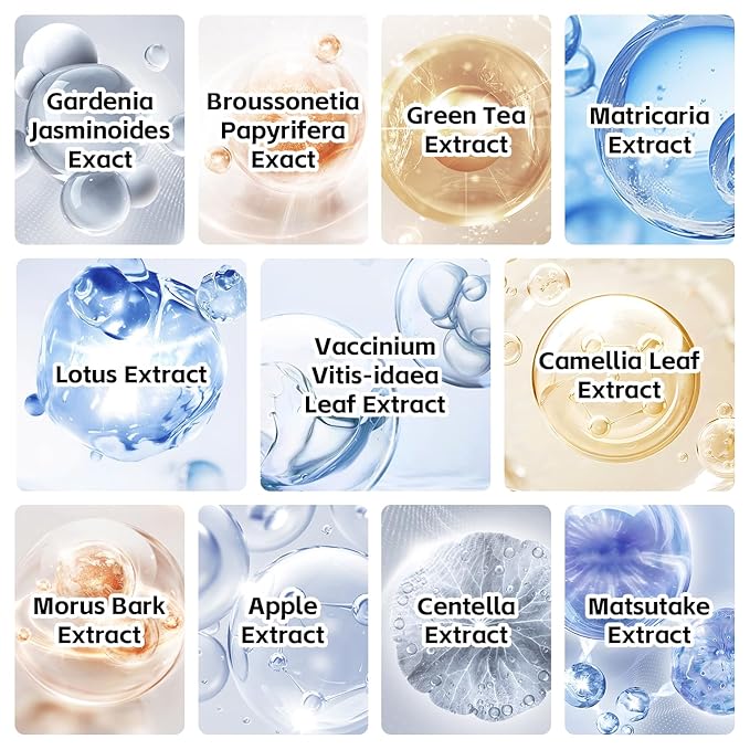 Serum Mask Rice Nature Facial Mask Real Collagen Hydrating Firming Elasticity Overnight Trend Items Korean Skin Care 30g*10Sheet