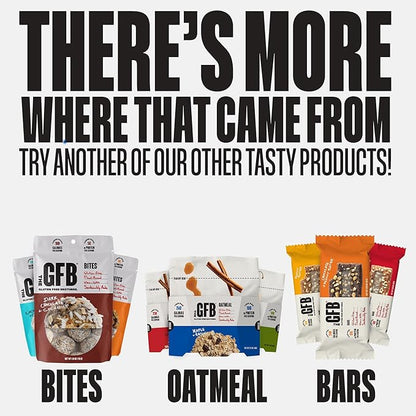 The GFB, Peanut Butter Protein Bites - Gluten Free Protein Balls – Non GMO, Soy Free, Vegan - Snack Size Plant Based Energy Balls, 4 oz (1 Count)