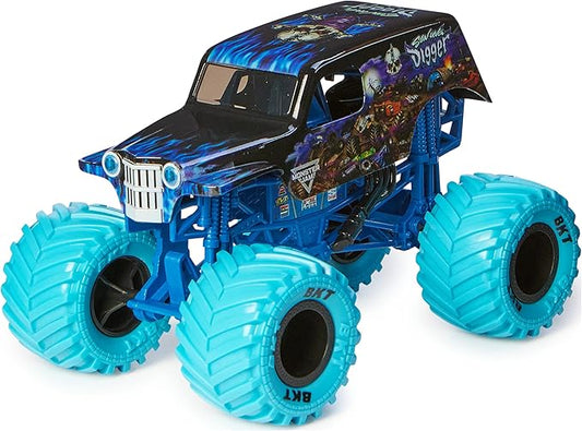 Monster Jam, Official Son-uva Digger Monster Truck, Collector Die-Cast Vehicle, 1:24 Scale, Kids Toys for Boys Ages 3 and up