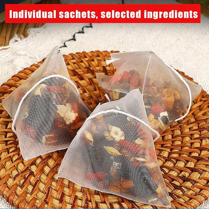 Kidney Tea Formula Ginseng Eight Treasure Tea -20 Bags Combination Scented Tea Five Treasure Tea Men's Kidney Tea Health Tea Herbal Formula Red Date Wolfberry Tea (20Pack /1Bag)