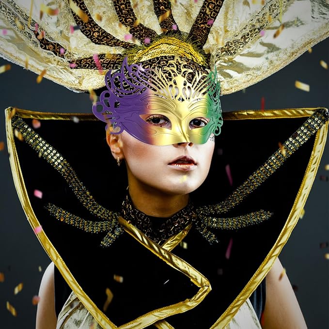 yeload Masquerade Masks 100 Bulk Vintage Masks of Masquerade Party, Venetian, Mardi Gras, Halloween, Masks for Women, Men