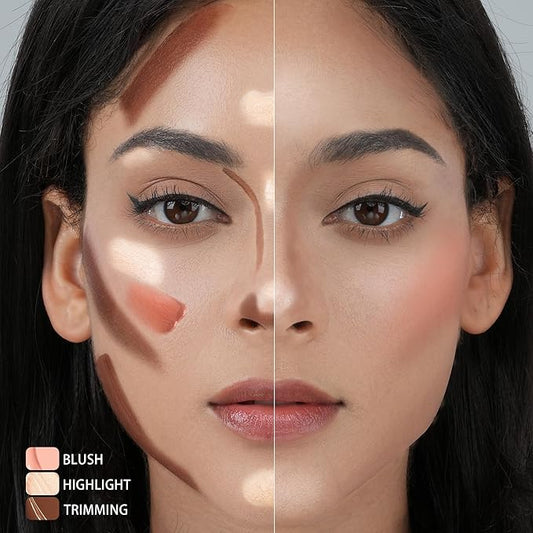 Liquid Highlighter Makeup Stick 3D Sparkling Effect,Cream Highlighter