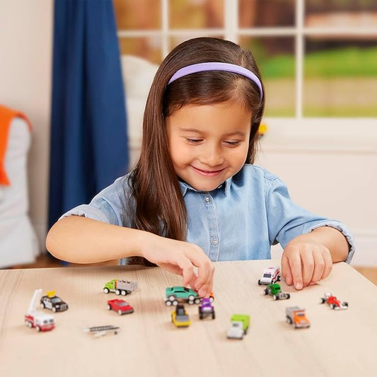 Driven by Battat – DRIVEN By Battat – Toy Car Variety Pack – Construction & Rescue Vehicles – Airplane, Monster Truck, & More – Kids 3 Years + – Pocket Fleet 2 (20 Pack)