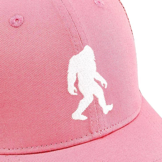 Mesh Bigfoot Hat Leather Cap for Men- Great Snapback Closure Sasquatch Hat for Hunting & Hiking