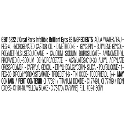 L’Oréal Paris Brilliant Eyes Shimmer Liquid Eye Shadow Makeup, Crown Gold, 0.1 oz.