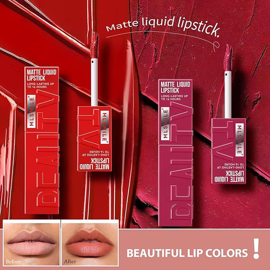 Lip Gloss, Lip Stain Finish Long Lasting Water Resistant, Lipgloss Perfect for Daily Wear & All Ages, Lipstick Vegan Ultra Smooth Formula, Matte Lip Gloss #pink nude