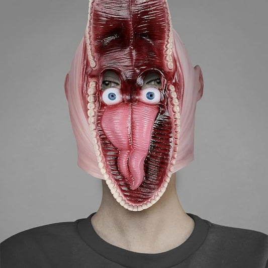 Barbara Mask Horror Adam Mask Evil Alien Monster Headgear Scary Halloween Mask for Adults Cosplay Costume Party Props