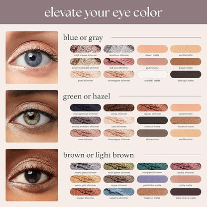 Julep Eyeshadow 101 Cream-to-Powder Waterproof Shadow Stick – Champagne Shimmer – Long-Lasting, Crease-Proof, Medium Golden-Beige Shimmer Cream Eyeshadow with Built-in Smudger