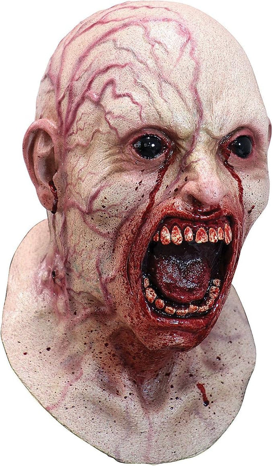 Ghoulish Productions Infected Zombie Mask - Bloody and Realistic, Perfect for Halloween and Costume Parties