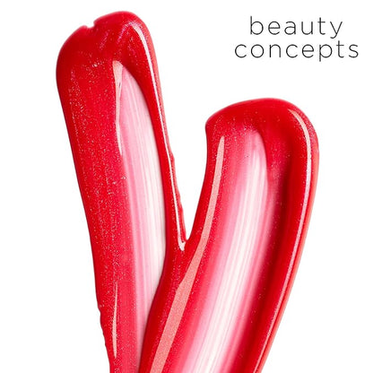 Beauty Concepts Lip Gloss Collection – Shimmering, Glossy Lip Makeup Set for a Radiant Finish, Light Pink Glitter Pantone