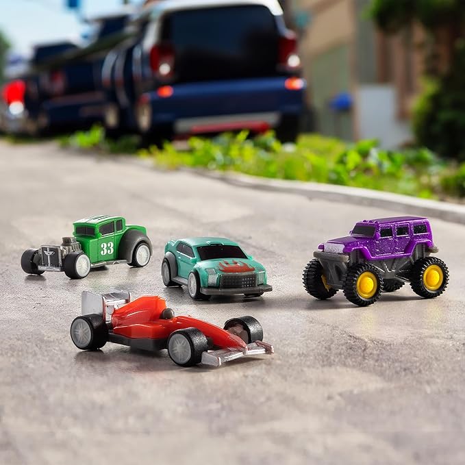 Driven by Battat – DRIVEN By Battat – Toy Car Variety Pack – Construction & Rescue Vehicles – Airplane, Monster Truck, & More – Kids 3 Years + – Pocket Fleet 2 (20 Pack)